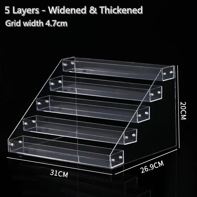 étagère Acrylique Parfums Cosmétiques Présentoir Acrylique Transparent Xyuayamz - Étagère à 8 Niveaux Pour Parfums, Figurines, Cosmétiques Présentoir Parfums