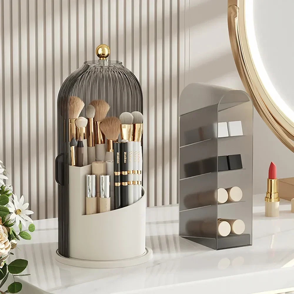 

360° Organizer Storage Brush Holder Lipstick Desktop Eyebrow Rotating Makeup Holder Box Brush Luxury Shadow Cosmetic Eye Pencil