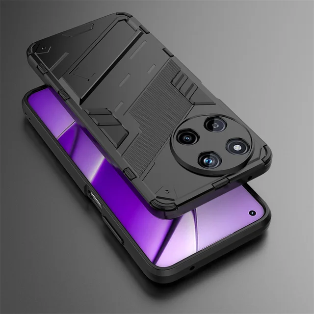 حافظة هاتف مدرعة مغناطيسية لهاتف Oppo ، Realme 11 ، 4G ، حامل مضاد للصدمات ، غطاء خلفي ، حامل مغناطيسي للسيارة ، Realme 11