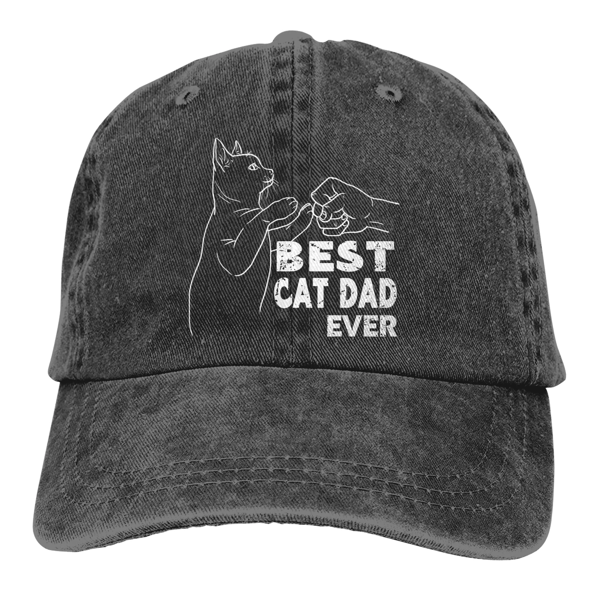 

Hot Fashion Casual Funny Kitty Meme Baseball Cap Men Hats Women Visor Protection Snapback Best Cat Dad Ever Caps For Travel Gift