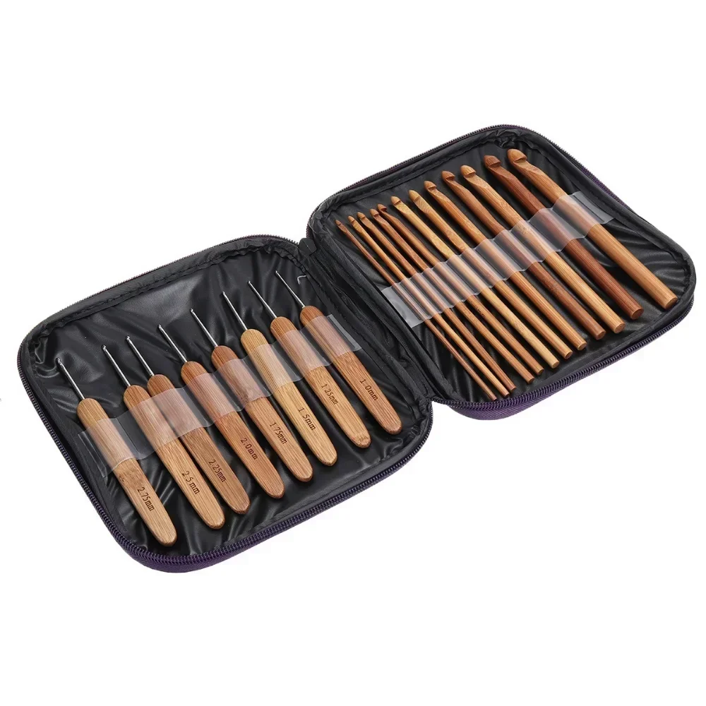 Delysia King Bamboo Crochet Hoot Set crochet kit crochet hooks
