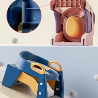 Upgraded Portable Toilet Seat Children's Pot Foldable Potty Training Seat Step Stool Portable Potty Child Pot Bebe Toilett 5