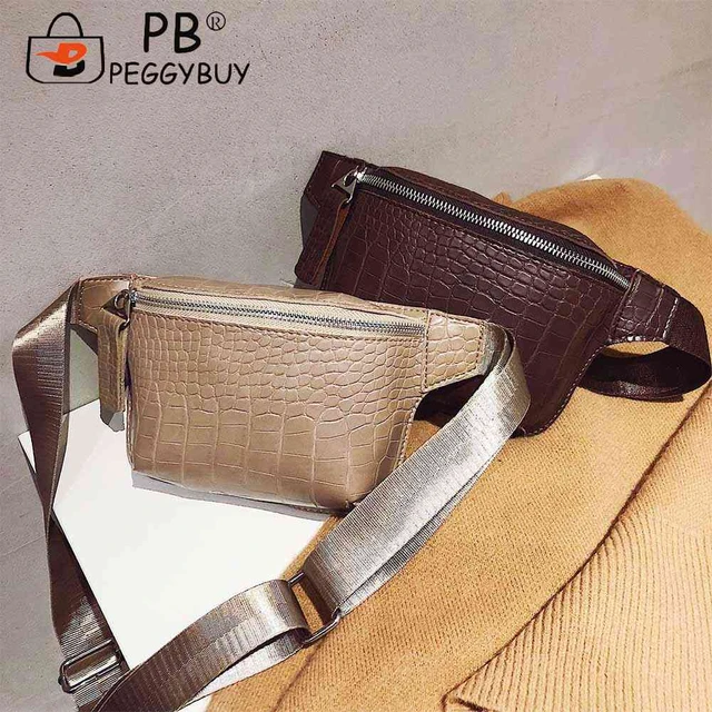 Bolso de hombro informal para mujer niña, riñonera cruzada para el pecho, bolso para teléfono, diseño de cocodrilo alta calidad _ - AliExpress Mobile