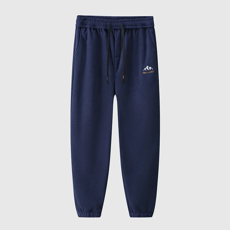 Winter Sweat Pants Men Polar Fleece Sport Jogger Trouser Male Brushed Warm Extra Large Size Sweatpant Big Plus 8XL 9XL 10XL 12XL 5