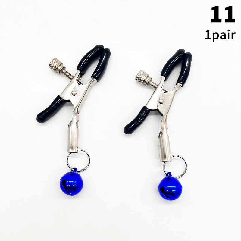 Nipple Clamps Adult Novelty Sex Product Metal Milk Clip Female Breast Clitoris Clip Massage Sex Toys For Couples Lover Game