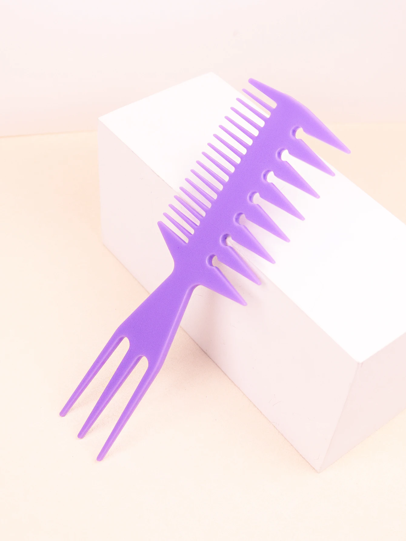 1pcs anti-static double-sided tooth tail handle styling comb plastic hair tool, used for smoothing and straightening hair 6