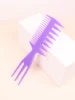 1pcs anti-static double-sided tooth tail handle styling comb plastic hair tool, used for smoothing and straightening hair 6
