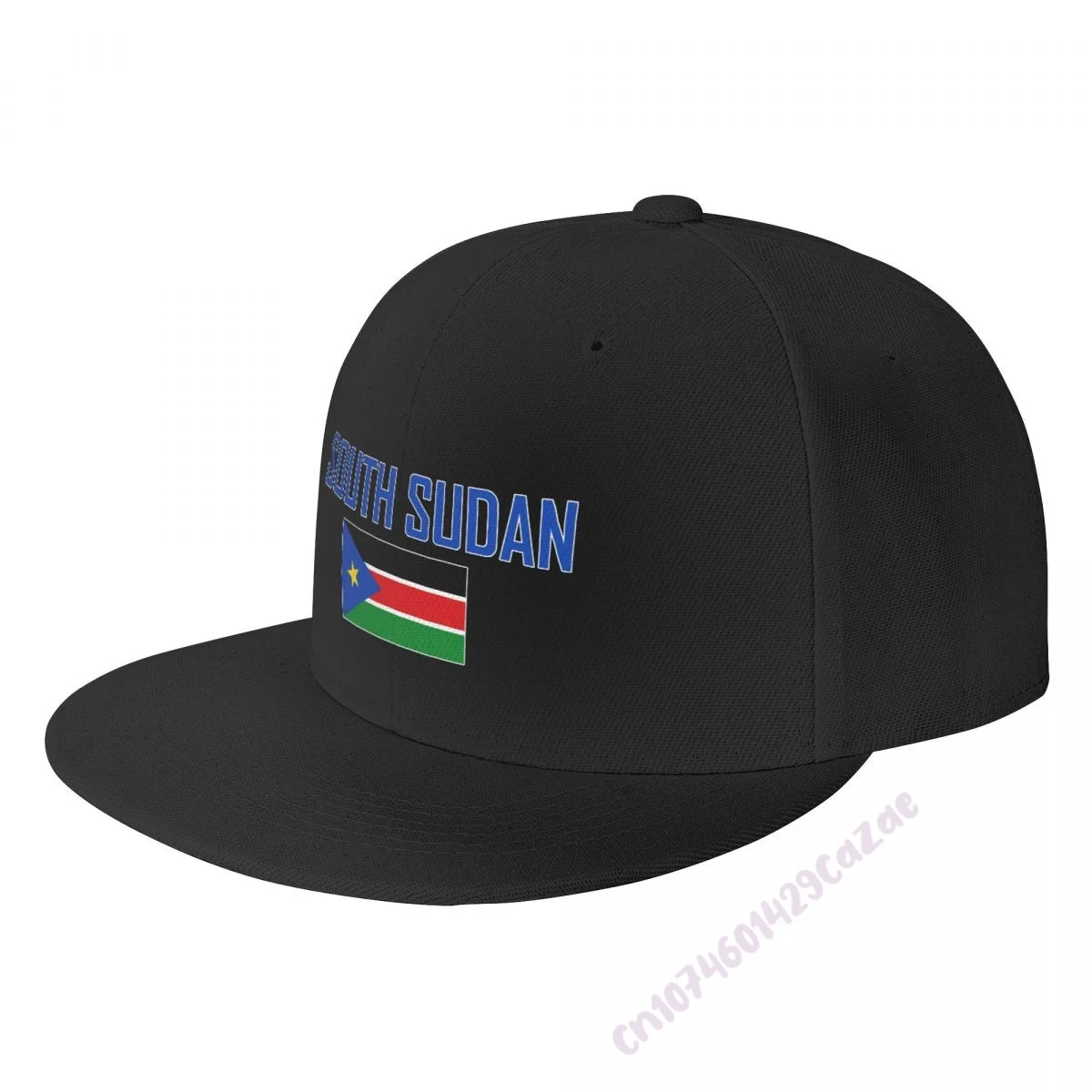 

South Sudan Flag Flat Brim Baseball Cap Breathable Adjustable Men Women Outdoor Hip Hop Hat For Gift