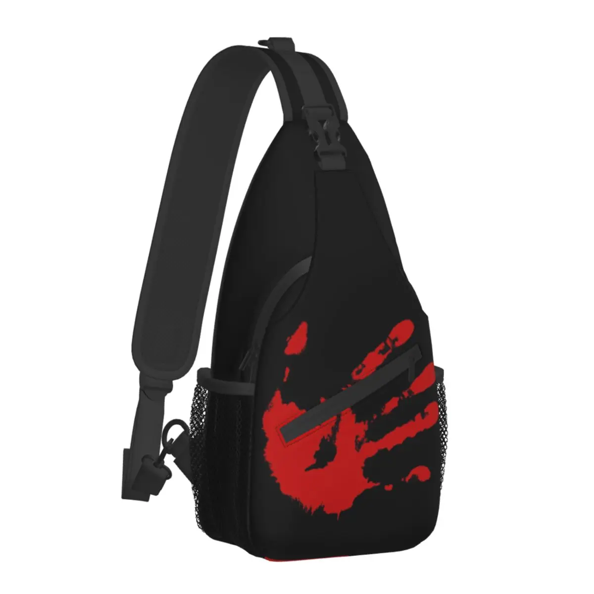 

Hand Gesture Design Crossbody Bag Sports MMIW Chest Bag Unisex Women Man Fashion Shoulder Backpacks Travel