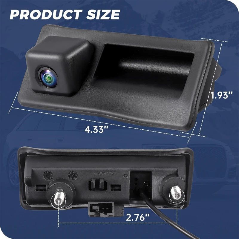 Car Trunk Handle Camera Car Reverse HD Night Visioin Camera For Audi A4 A5 S5 Q3 Q5 2013-2015