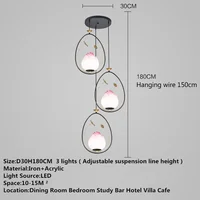 BUNNY Contemporary LED Pendant Lamp Modern Art Dining Room Bedroom Study Bar Hotel Villa Cafe Home Corridor Chandelier 2