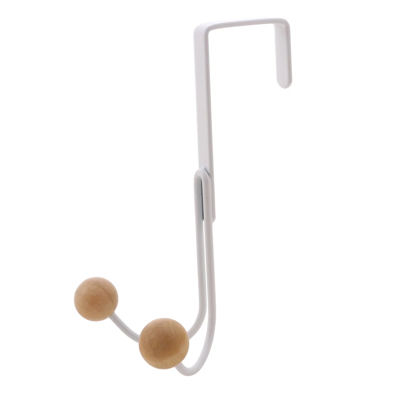 Double Hanger Hooks Over The Door Free Punching For Hanging Hats Bags Holder Tie Scarf Key Hook Clothes Coats Rack Towel Shelf door hook