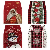 Christmas Table Runner Table Flag Christmas Decoration Home Table Setting Dining Vintage Wedding Family Party Christmas Placemat 5