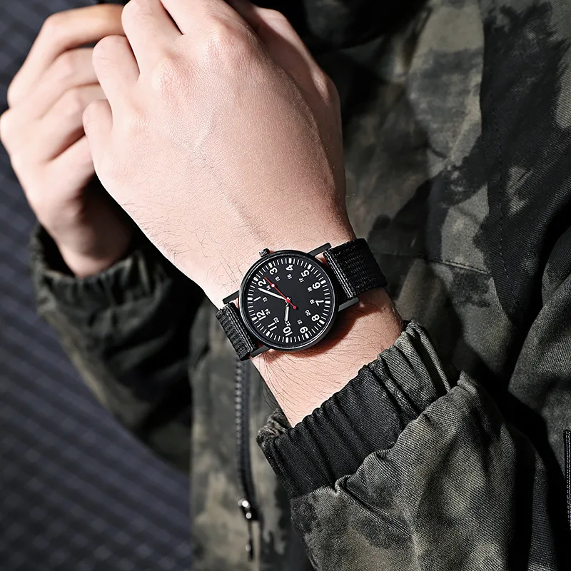 Fashion Men Watches Luxury Brand Fashion Mens Quartz Watch Luminous Hands Male Clock Big Dial Waterproof Man Wristwatch 5