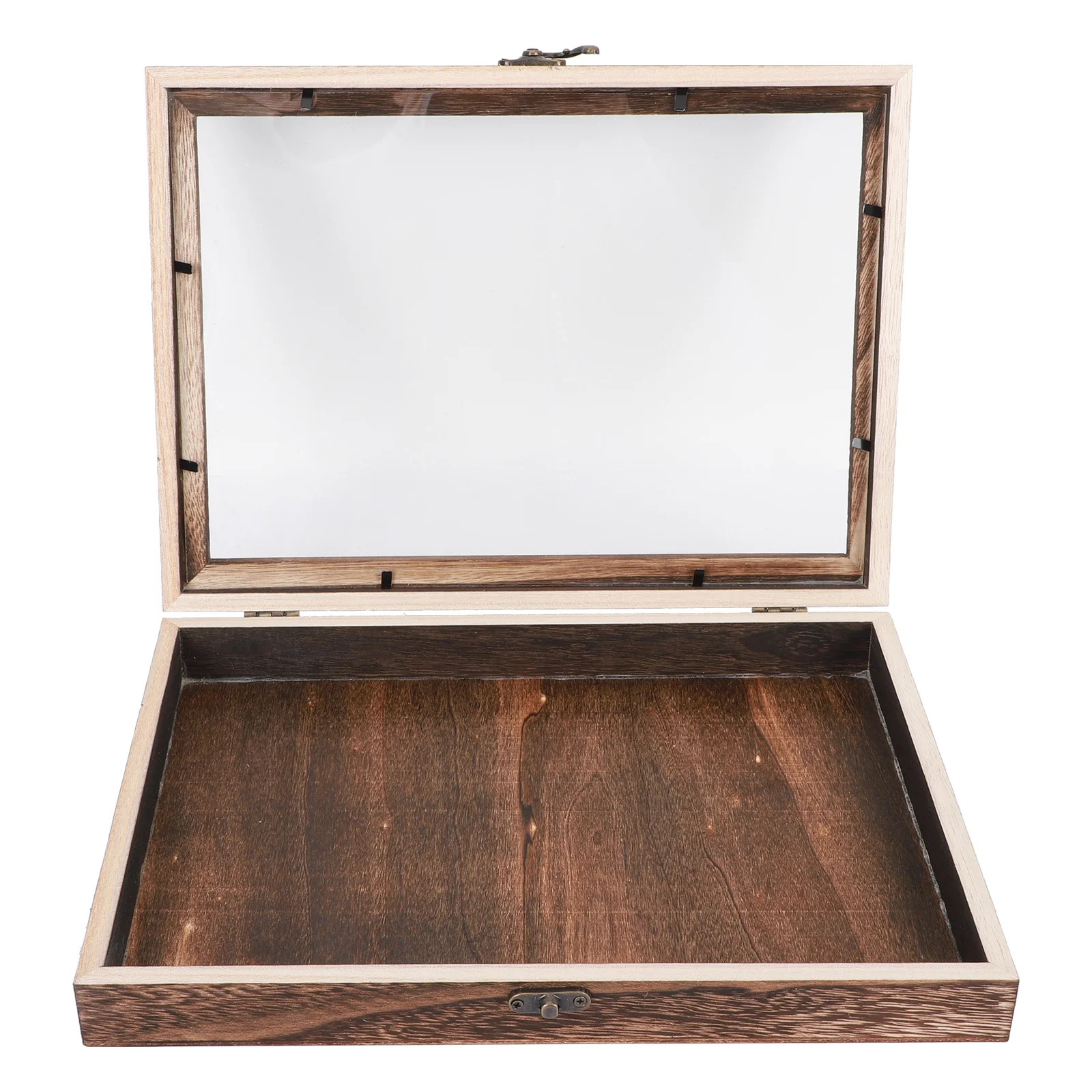 

1 Set of Wooden Specimen Box Simple Storage Box Home Specimen Display Box Case