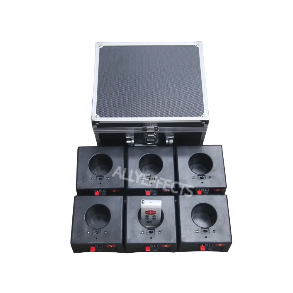 

6 Remote control receiver stage effect wedding machine