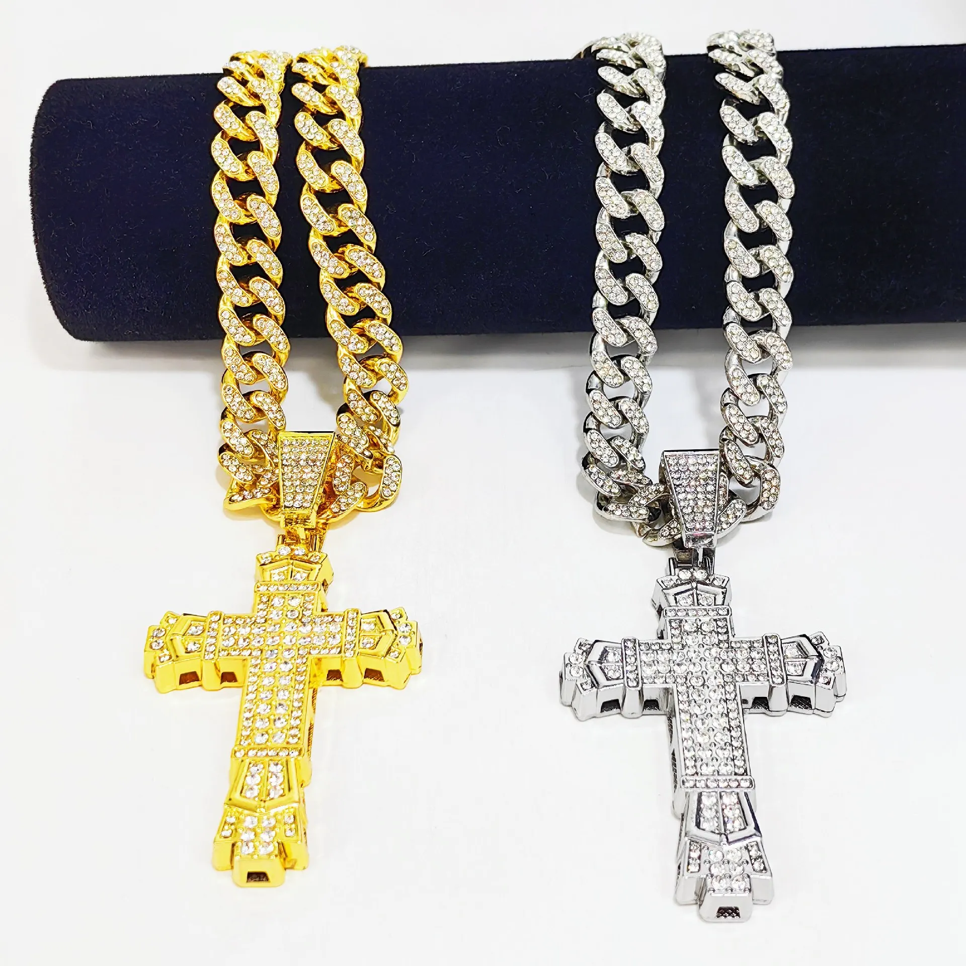 Rap Cross Pendant Necklace For Men And Women, Personalized