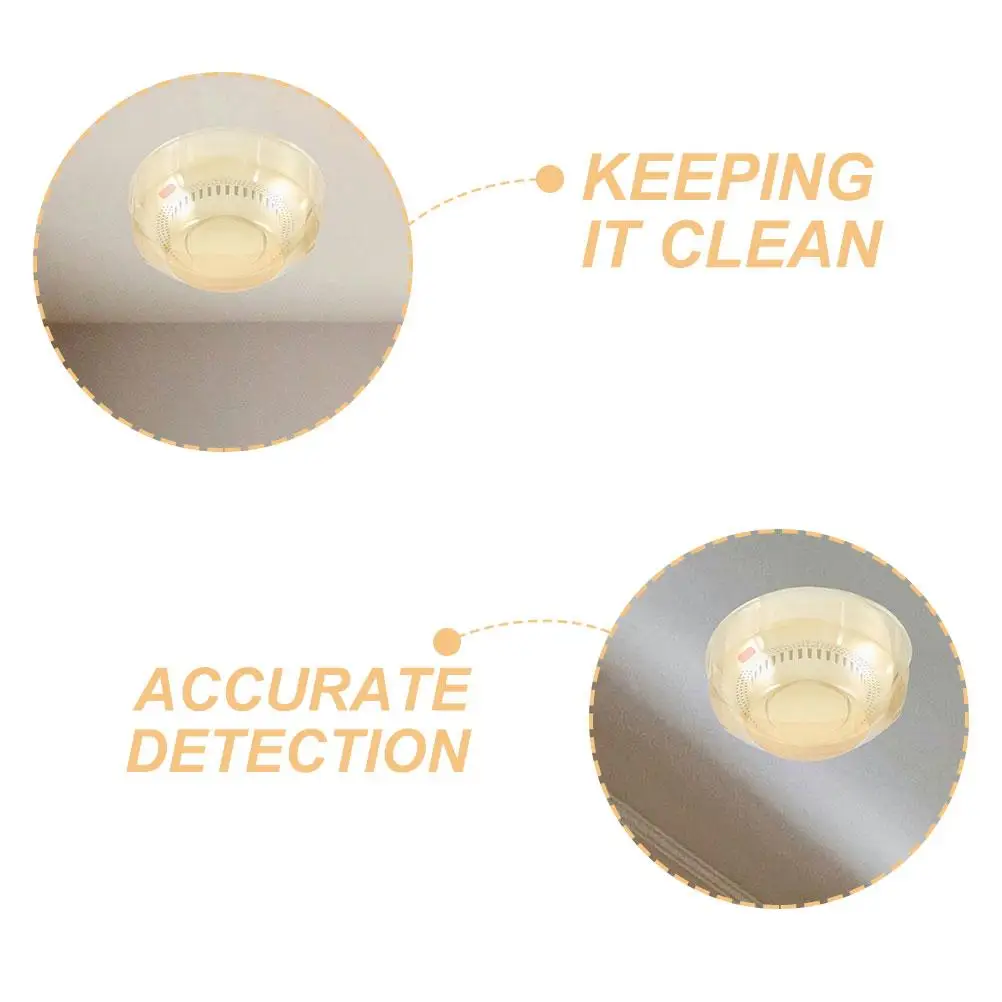 8 Pcs Smoke Protective Cover Cooking Baking Kitchen Paint Fire Detectors Plastic Dust Baby