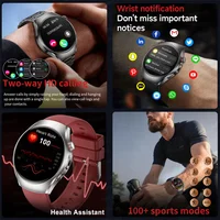 Nouvelle montre intelligente de qualité de santé pression artérielle sport Fitness suivi analyse de la santé sang oxygène ECG Smartwatch pour hommes femmes 5