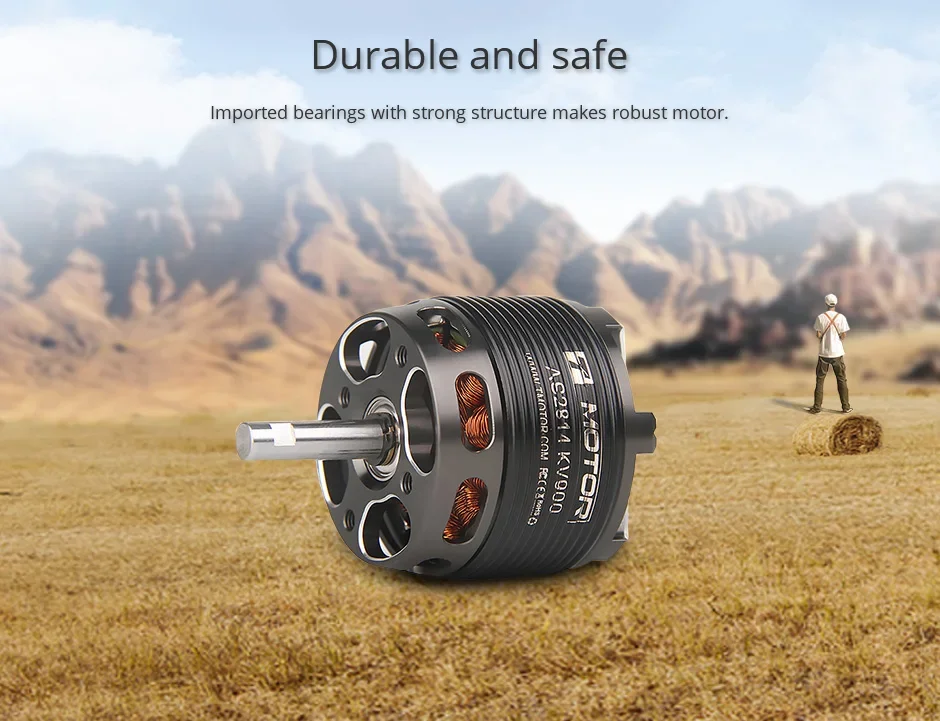 T-MOTOR T-Hobby Hobby AS2820 Brushless Motor Long Shaft KV600 KV880 KV1050 KV1250 For RC Drone Fixed Wing Outdoor FPV thumbnail 2