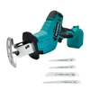 Cordless Reciprocating Saw 18V Adjustable Speed Electric Saw Wood Metal PVC Pipe Cutting Tool fit Makita 18v Battery(No Battery) 1