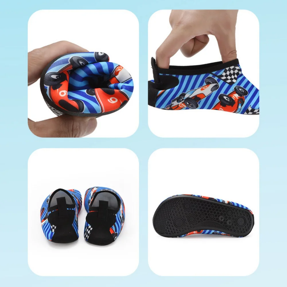 Children Water Beach Shoes Girls Boys Swimming Shoes Quick-Drying Aqua Soft Floor Indoor Slippers Snorkeling Swim Socks