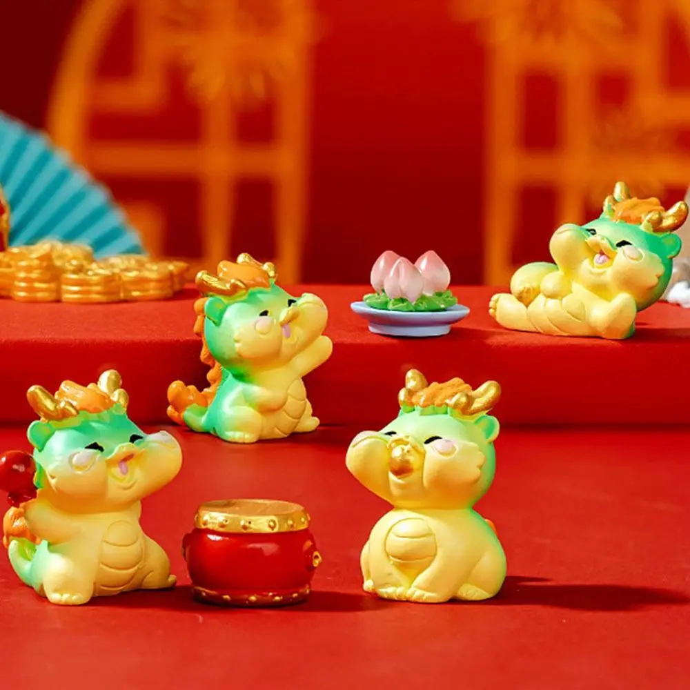 

Новогодние аксессуары для Дракона китайская фигурка дракона ручной работы Китайские знаки зодиака Год Дракона настольные штанги для автомобиля