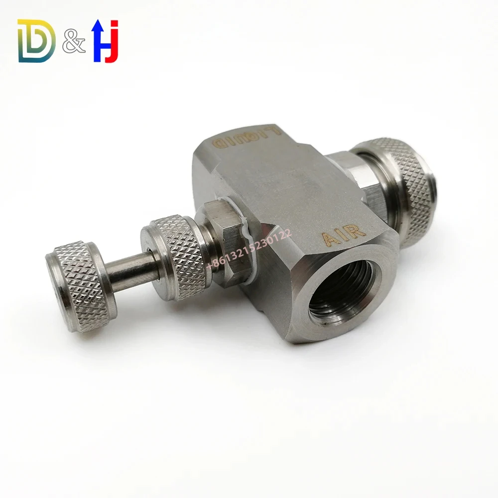 

1/4" Siphon Pressure Air Atomizing Fog Jet Nozzle Adjustable Fine Mist Sprayer Two-fluid Gas-water Mixing Spray Head