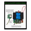 RX40G Wireless Remote Control Kit One-Hand Transmitter 12V 24V 50A Power Receiver GPS One Click Return for RC Tug Boat 5