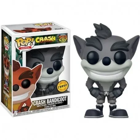 thumbnail image 4 of FUNKO Crash Bandicoot 273# Muñeca gris Edición limitada Modelo Adorno Figuras de acción de vinilo Colección de muñecos Modelos Juguetes, 4 of 5