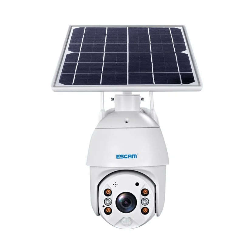 

ESCAM QF280 1080P Cloud Storage PT WIFI Battery PIR Alarm IP Camera With Solar Panel Night Vision Two Way IP66 Waterproof