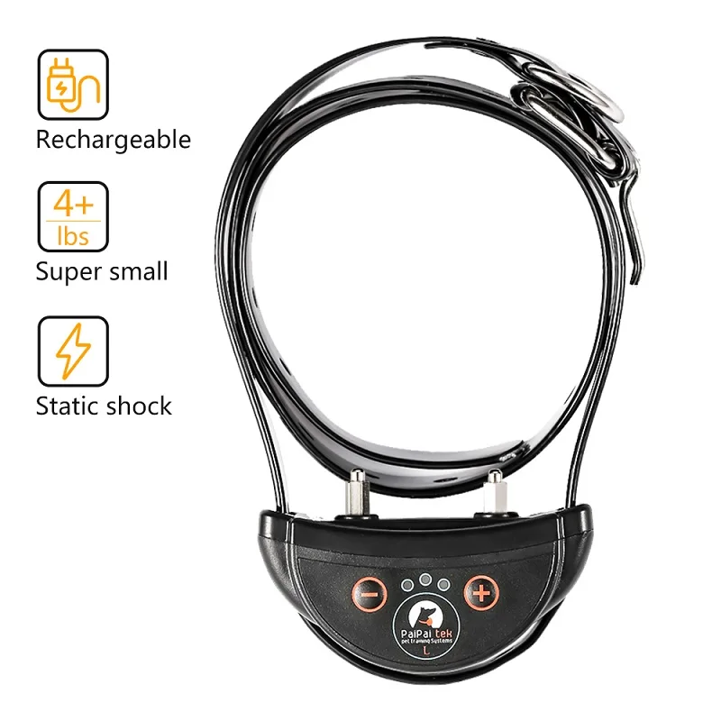 Anti Barking Collar for Large Dog Sound Vibration 5 Adjust Sensitive Level for All Sized Dogs Up to 45 Dys Running Time dog training collar dog bark deterrent