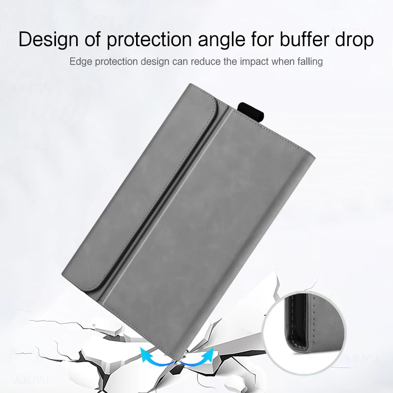 Luxurious Flip Cover PU Leather Case - Premium Sleeve & Stand for Microsoft Surface Tablets