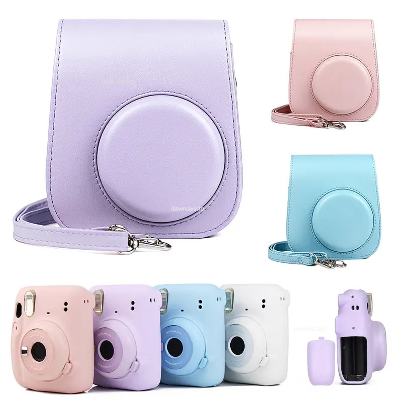 For Fujifilm Instax Mini 11 Instant Film Camera Case Pu Leather