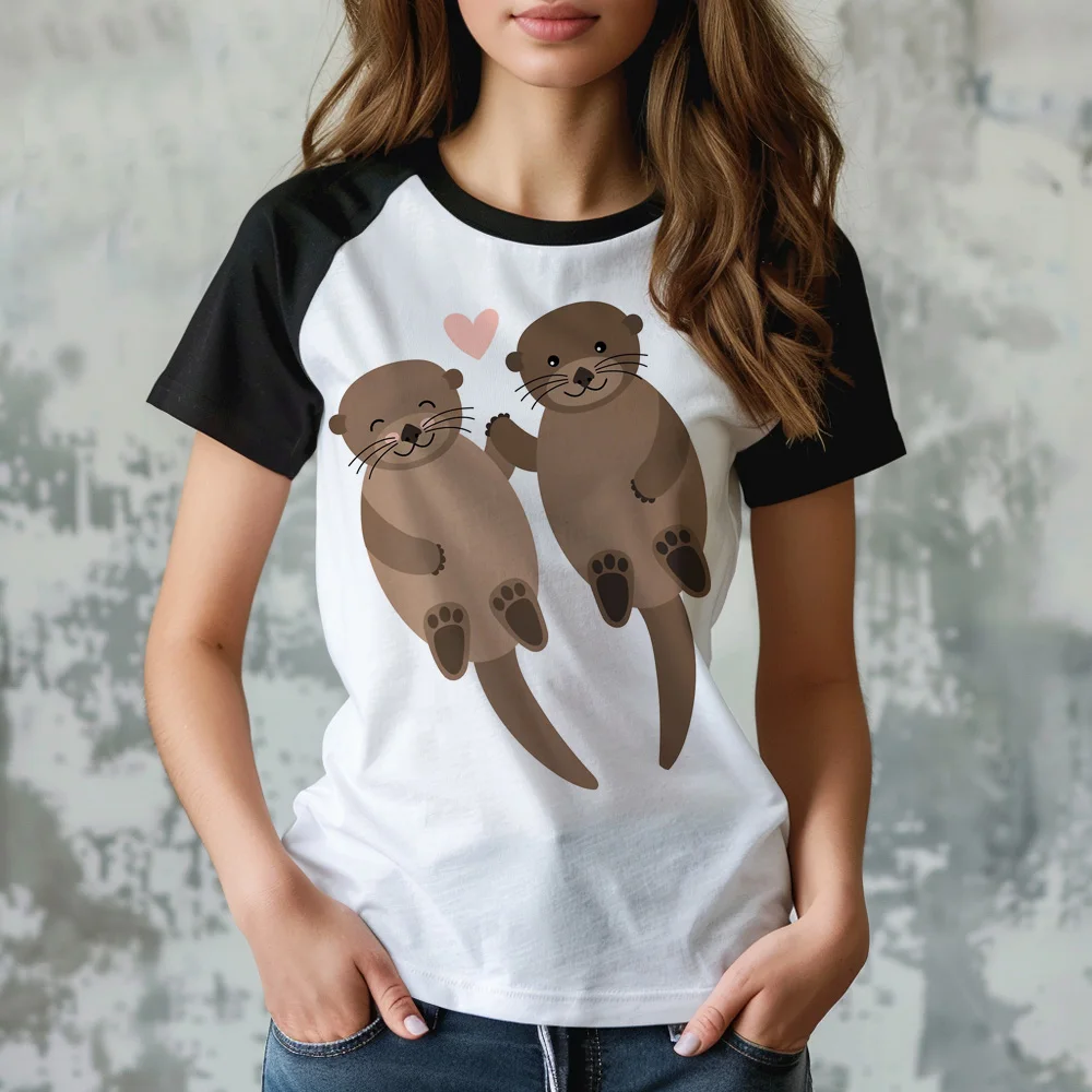 

Футболка с вырезом, женская уличная одежда, комикс, японские футболки, одежда для девочек 1920-х годов