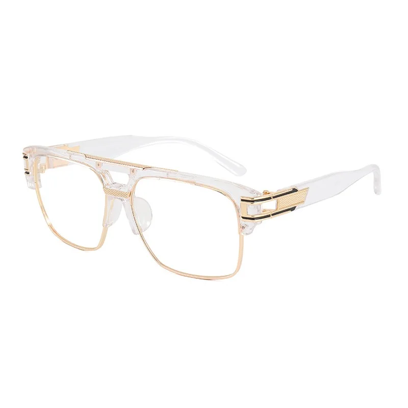 Vintage Luxury Square Retro Fashion Sunglasses for Men - UV400 Protection