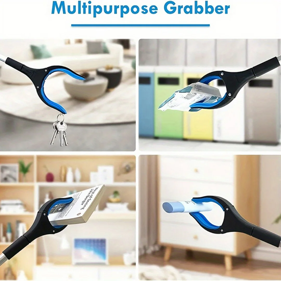 Foldable Gripper Extende Spring Grip Trash Pick Up Claw Mobility Aid Outdoor Indoor Portable Cleaning Tools for Elderly Home Use garbage picker gripper