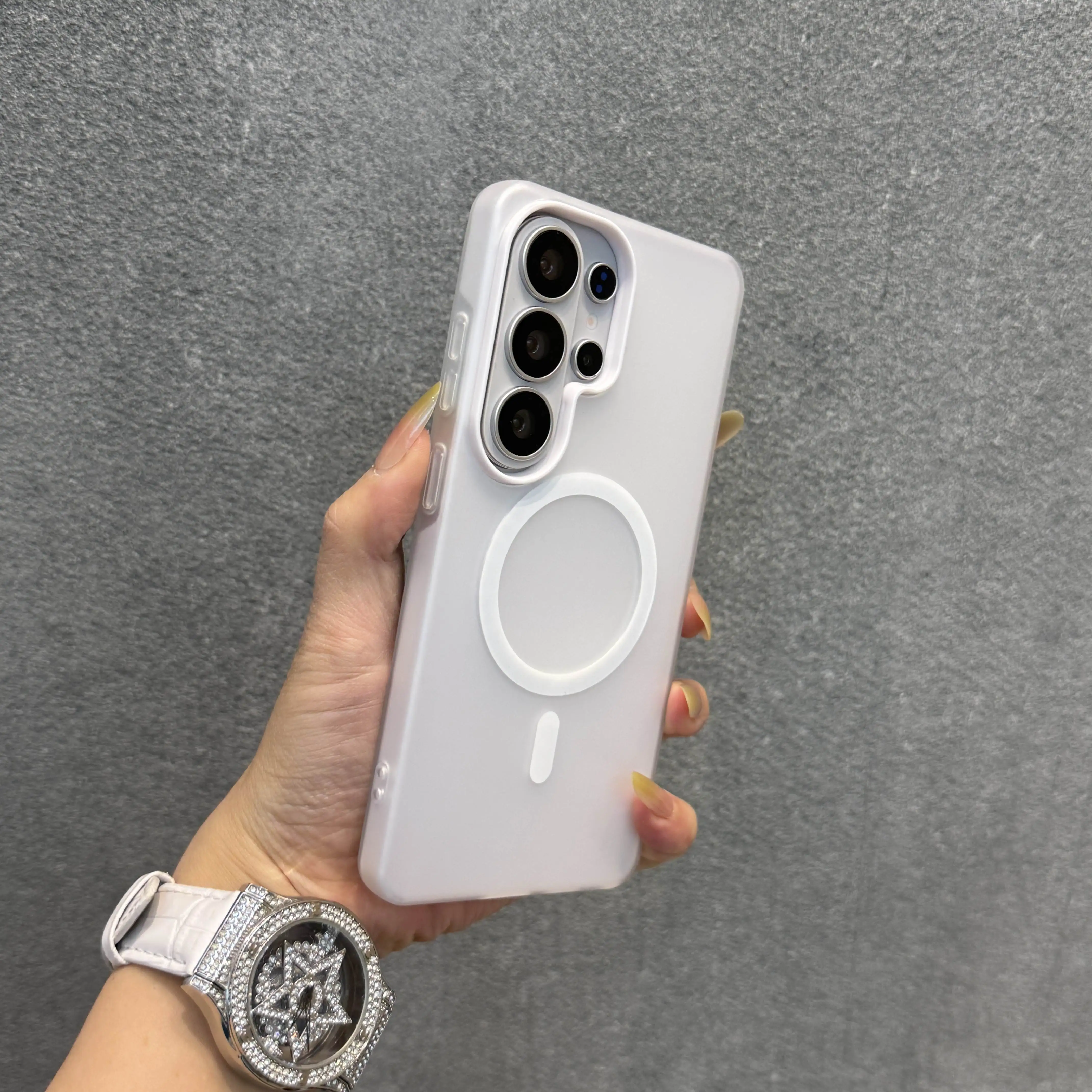 Luxury Candy Matte Wireless Charging Case Cover