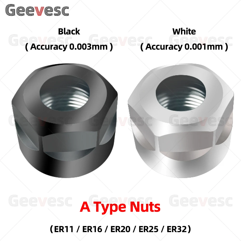 Dynamic Balance ER SK CNC Nut for High-speed Engraving machine wrench nut collet