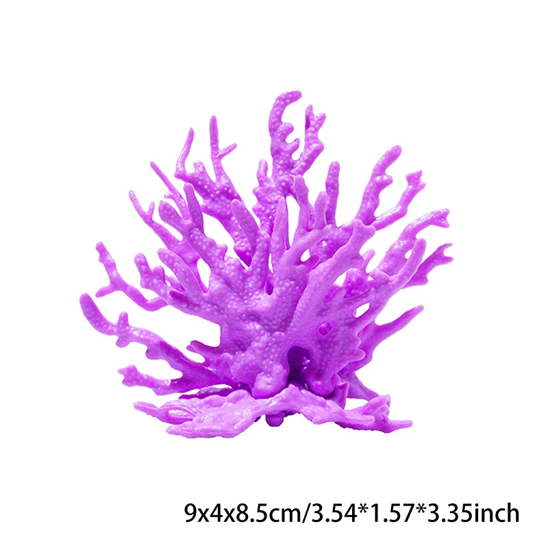 Vibrant Coralline Aquarium Decor - Artificial Coral Plant Ornament