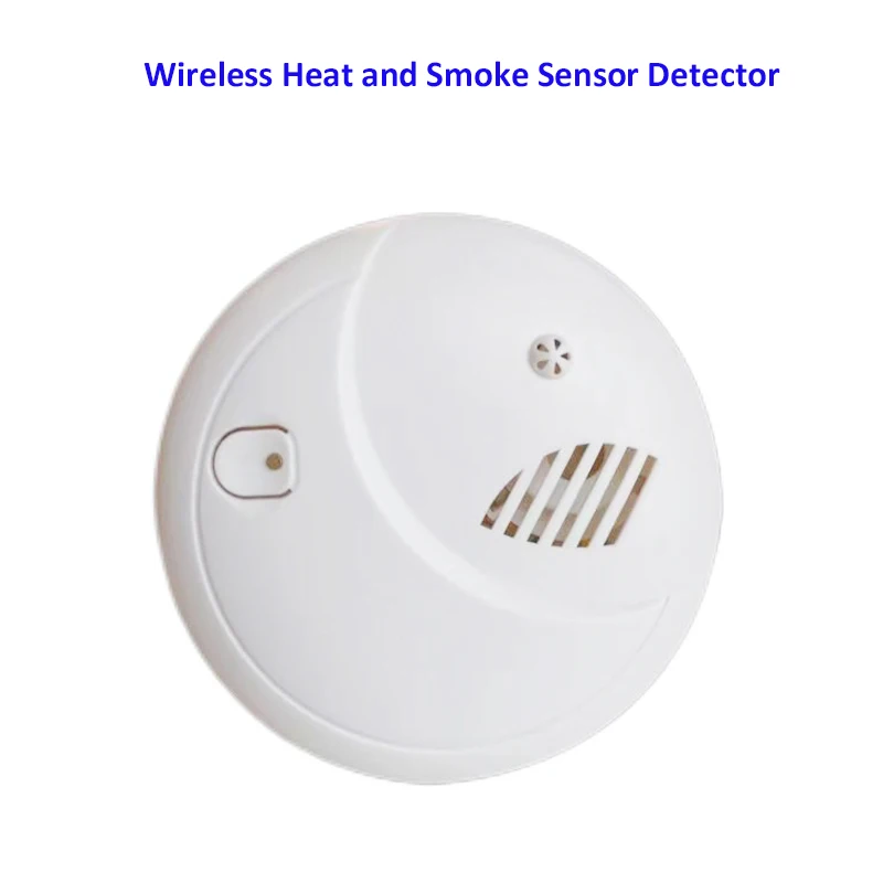 Wireless Heat and Smoke Sensor Detector Fire Alarm System For Home Smart Smoke Temperature Sensor for 433MHz WIFI GSM G90B Plus