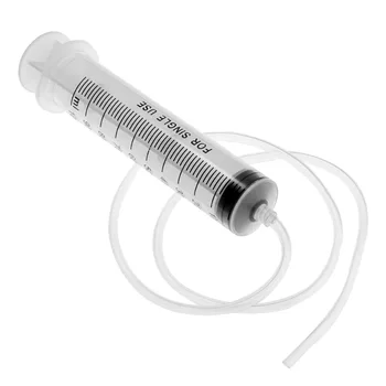 TRD For Car Clean Water Injector with Duct Pump Multi-function Plastic Syringe 100/300/500ml +30cm Pipe Portable 1