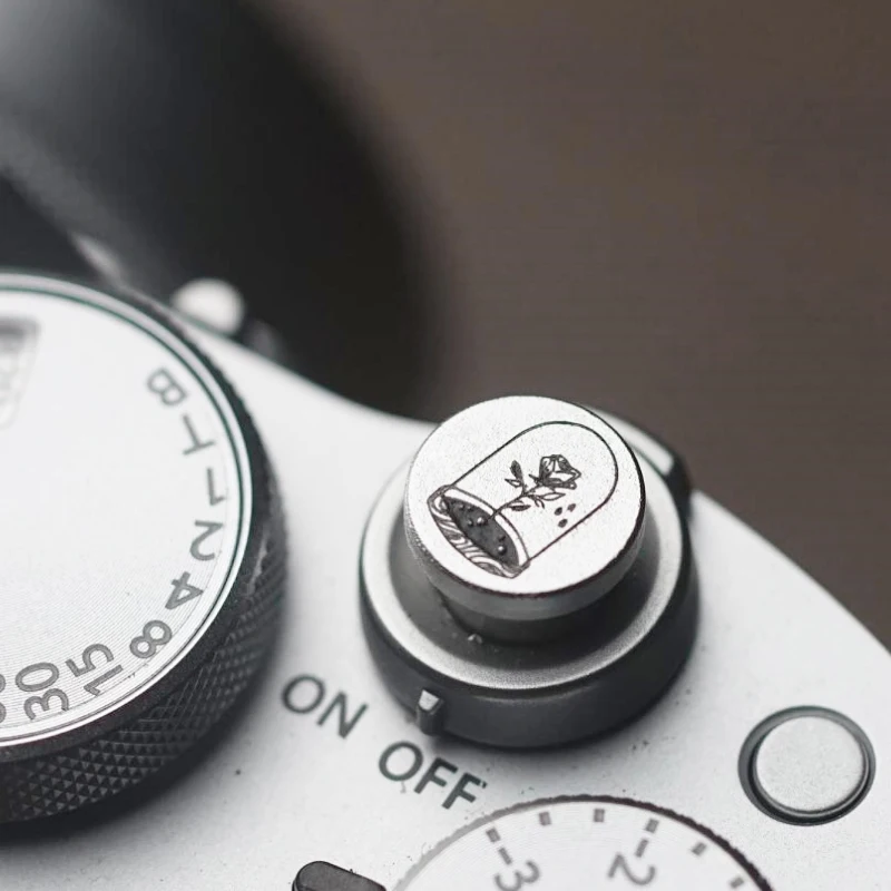 장미 카메라 소프트 릴리스 단추 셔터 단추 핫 슈 커버, 루믹스 S9 S5M2 소니 A6400 A7C2 A6700 후지 X-T50 니콘 캐논용