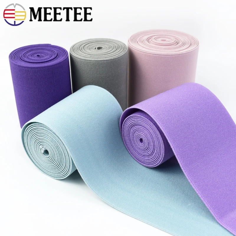 의류용 탄성 밴드 양면 두꺼운 고무 밴드 테이프, DIY 바느질 허리 테이프 액세서리, 100 cm, 200cm, 10cm