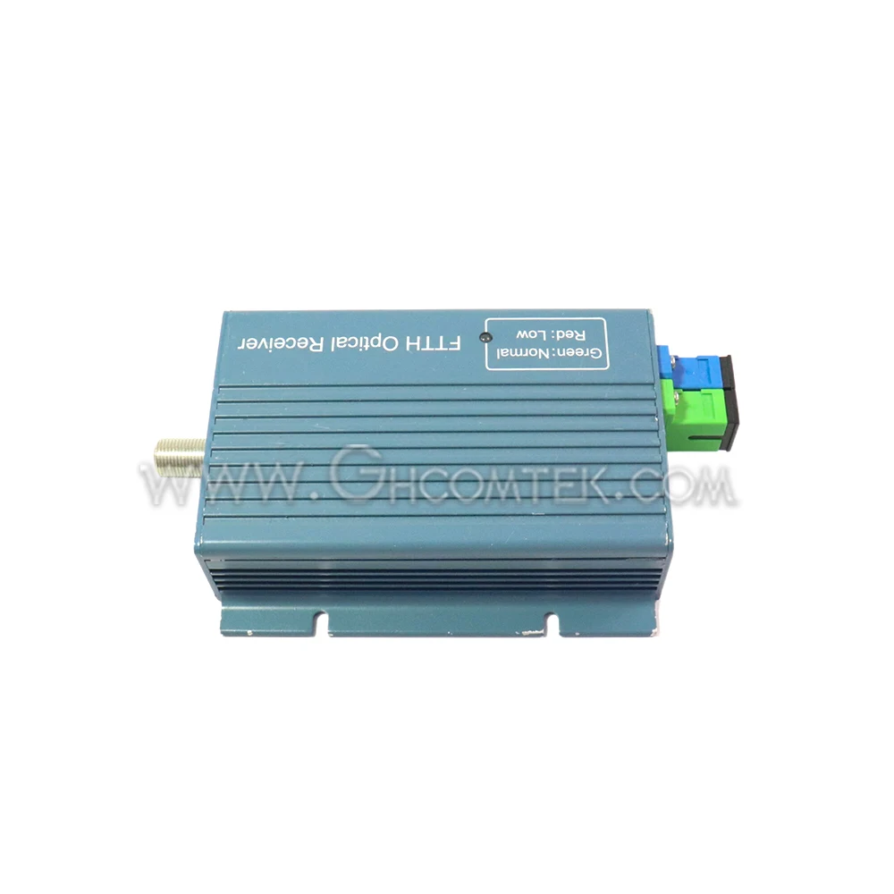 Aluminium CATV FTTH AGC Micro SC APC Simplex Connector with 1 Output Port for PON Fiber Optical WDM Receiver 4 channel 3g hd sdi asi input output single fiber 3g hd sdi fiber optical transmitter and receiver