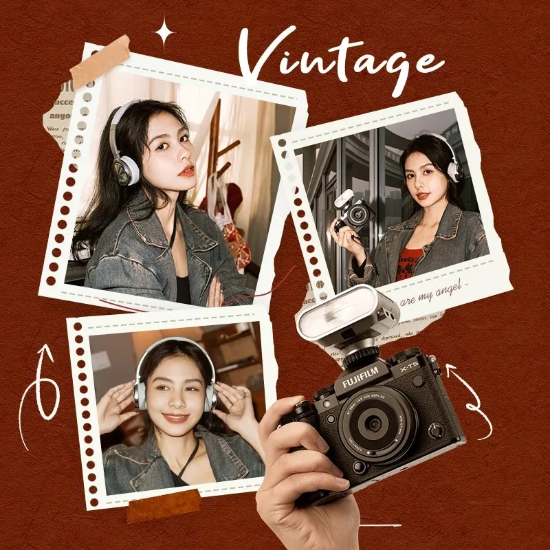 Viltrox 빈티지 Z1 레트로 카메라 플래시 전문 조명 7 조정 가능한 전력 레벨 스피드라이트 플래시라이트 캐논 니콘 용