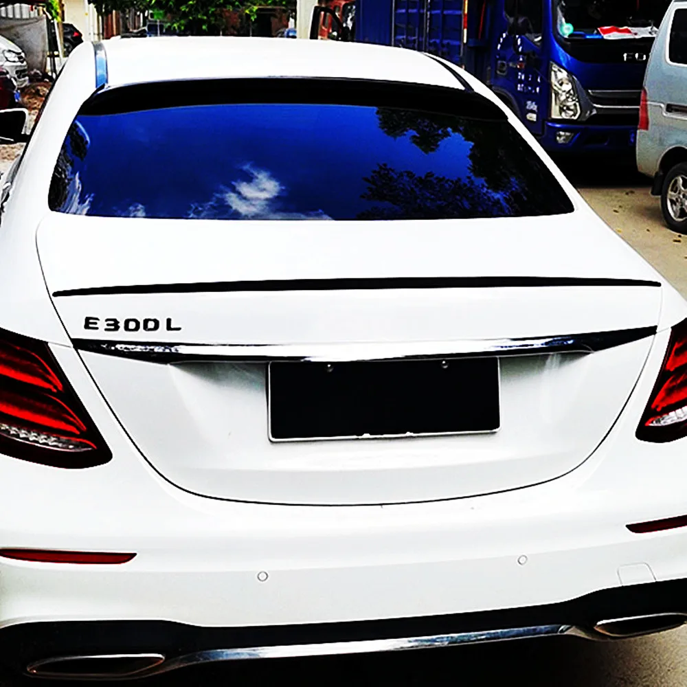 메르세데스 벤츠 E 클래스 W213, E200, E260, E300, 4 문짝 세단 2016-2022, 리어 트렁크 리드, 부츠 덕테일 스포일러 윙, 자동차 액세서리
