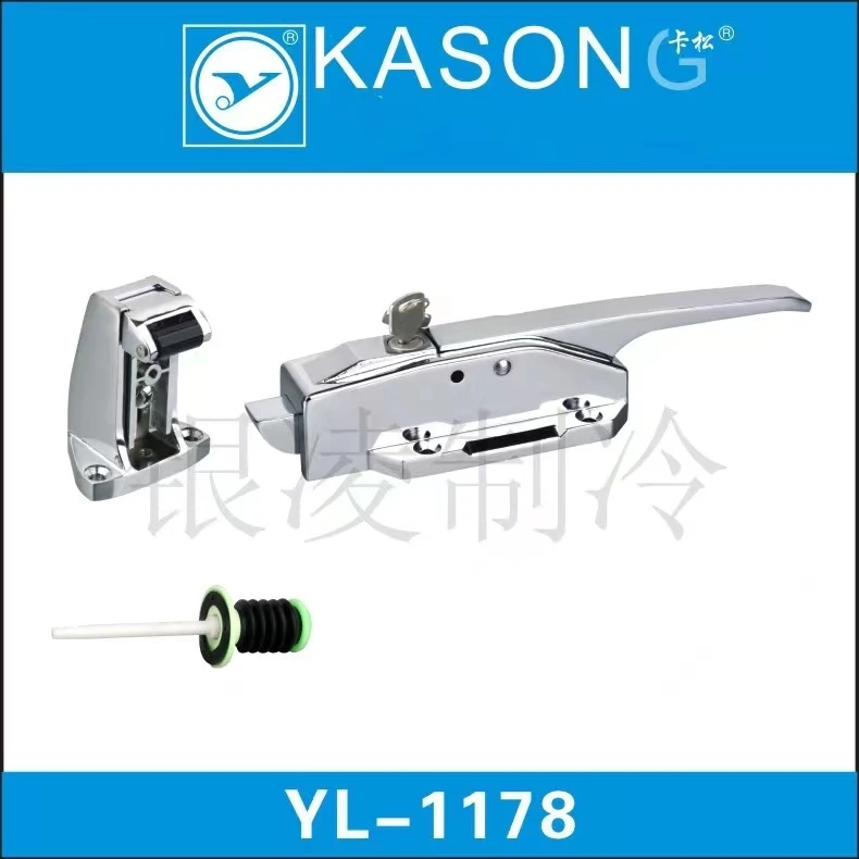 

Cold storage door lock handle kitchen refrigerator door handle YL-1178/SS stainless steel door lock refrigeration warehouse hing