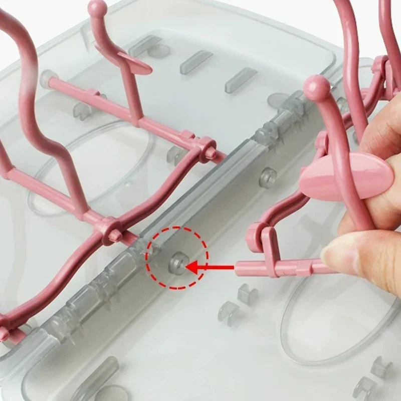 Dustproof Bottle Dry Rack Baby Bottle Drain Drying Racks Multifunctional Baby Cleaning Dryer Drainer Storage Drying Rack baby bottle drying rack feeding bottle drying rack bottle drying rack