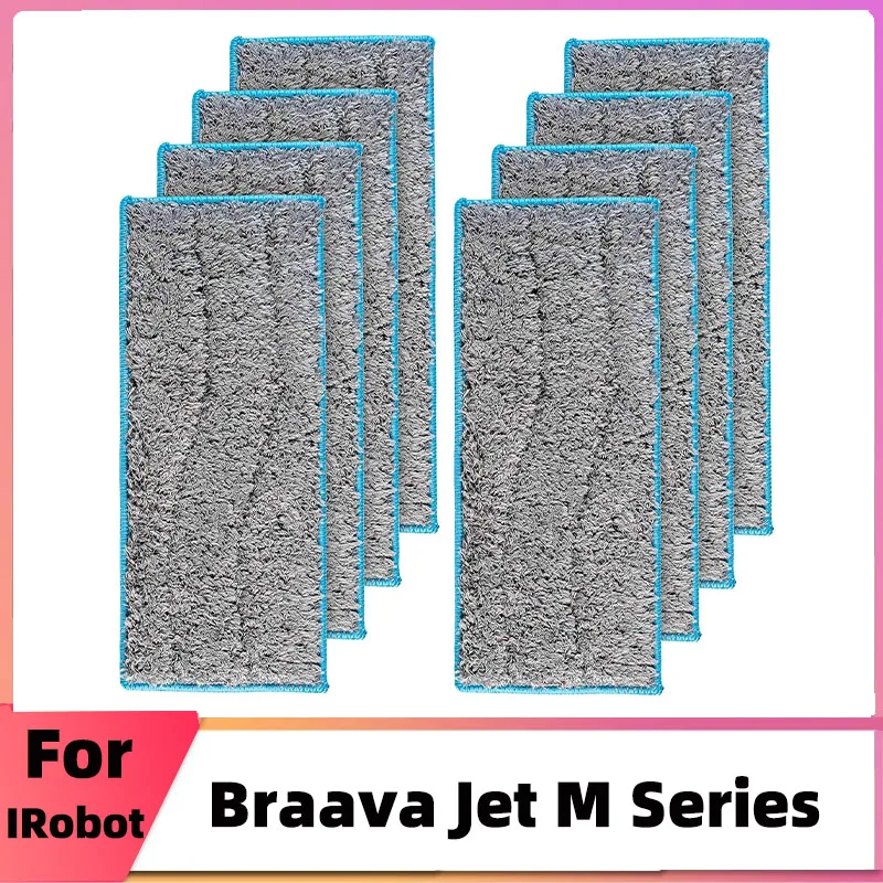 Washable Wet Mopping Pads - Premium Replacement Mop Cloths and Rags for Robot Vacuum Cleaners